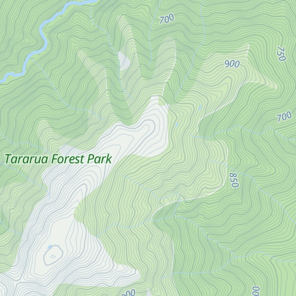 Map of Cattle Ridge Hut
