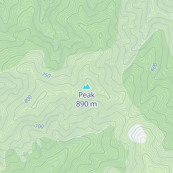 Map of Peak