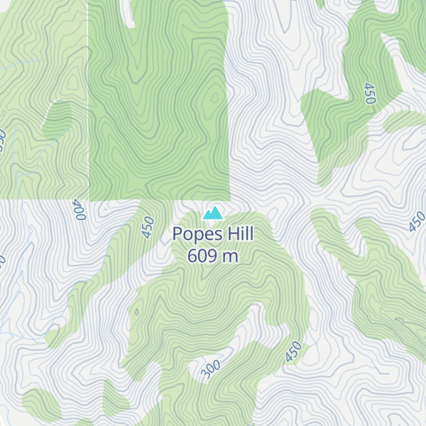 Map of Popes Hill