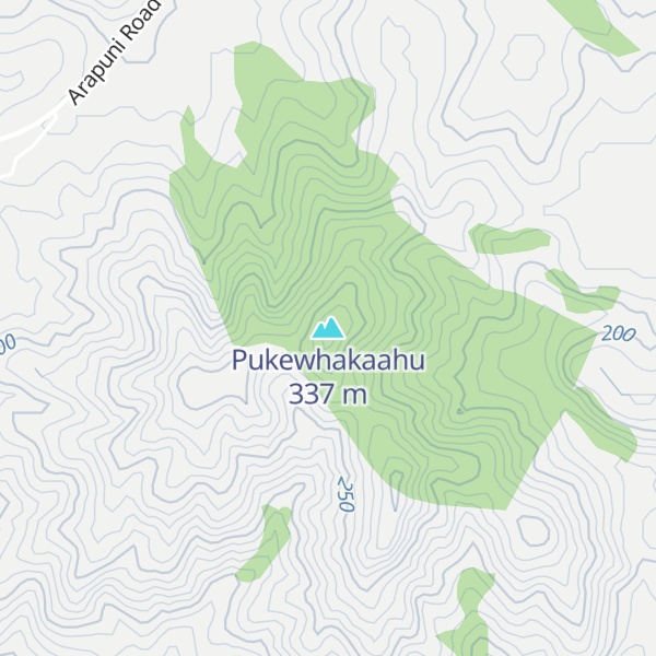 Map of Pukewhakaahu