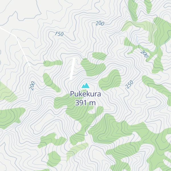 Map of Pukekura
