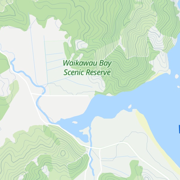 Map of Knox Coastal Cottage