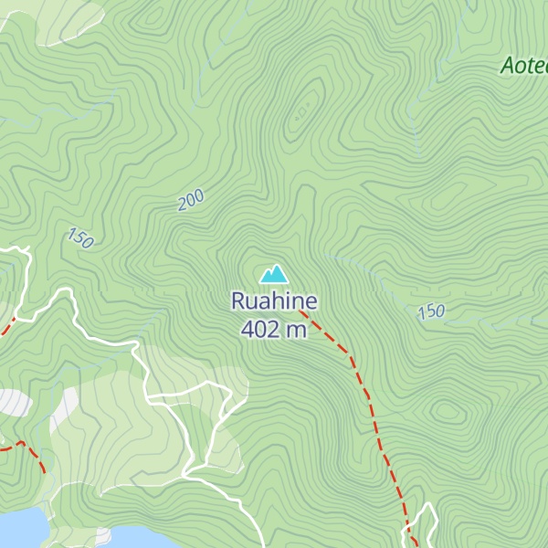 Map of Ruahine