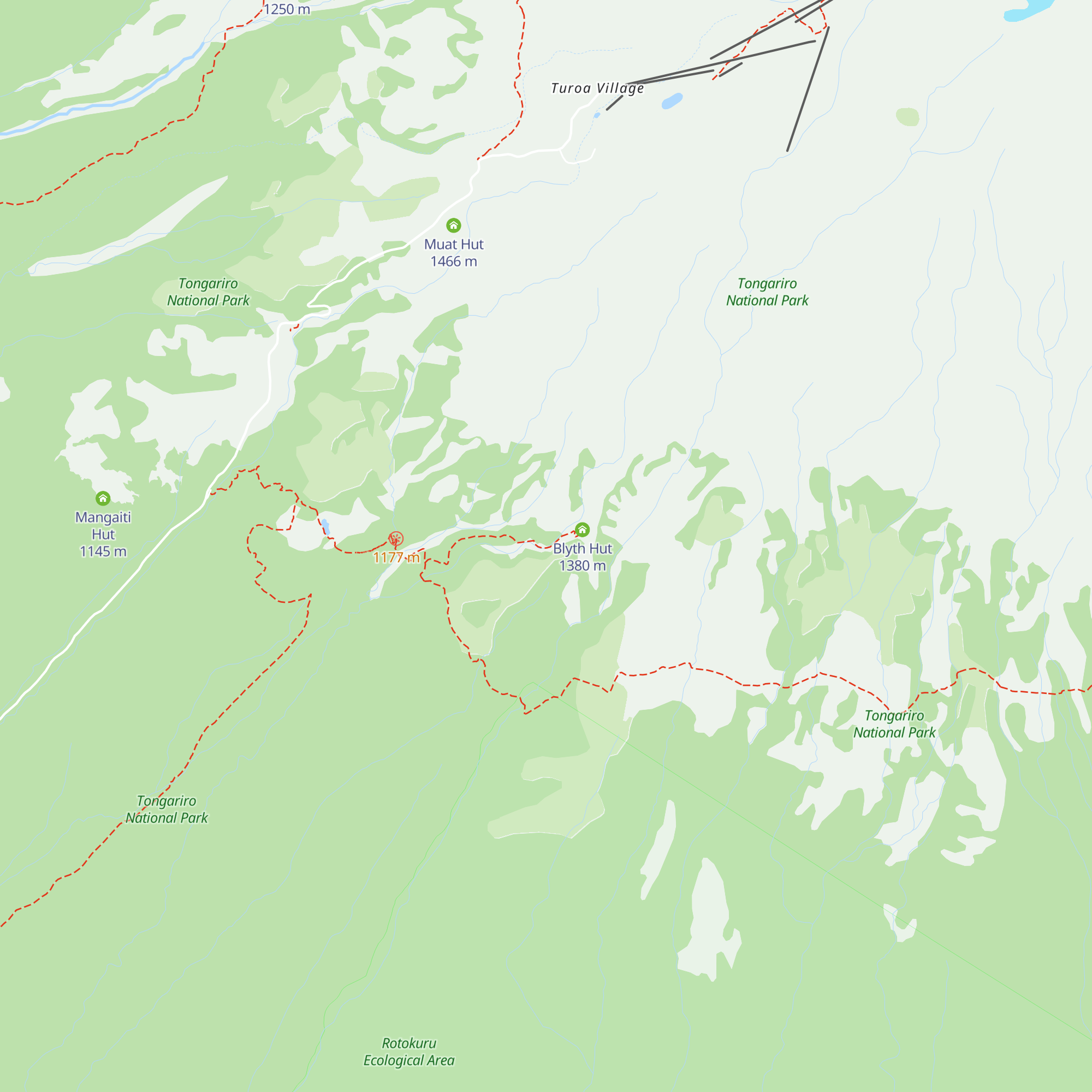 Lupton Hut map