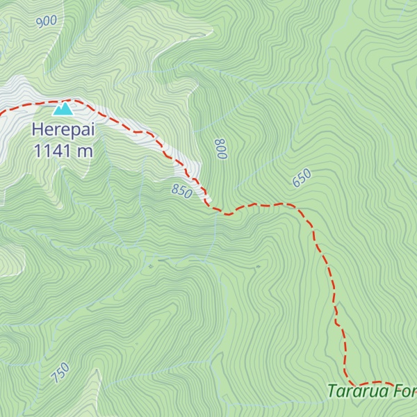 Map of Herepai Hut