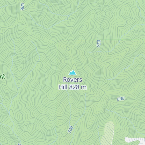 Map of Rovers Hill
