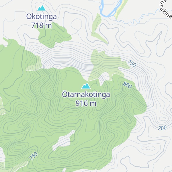 Map of Ōtamakotinga