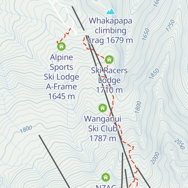 Map of Taraura Hut