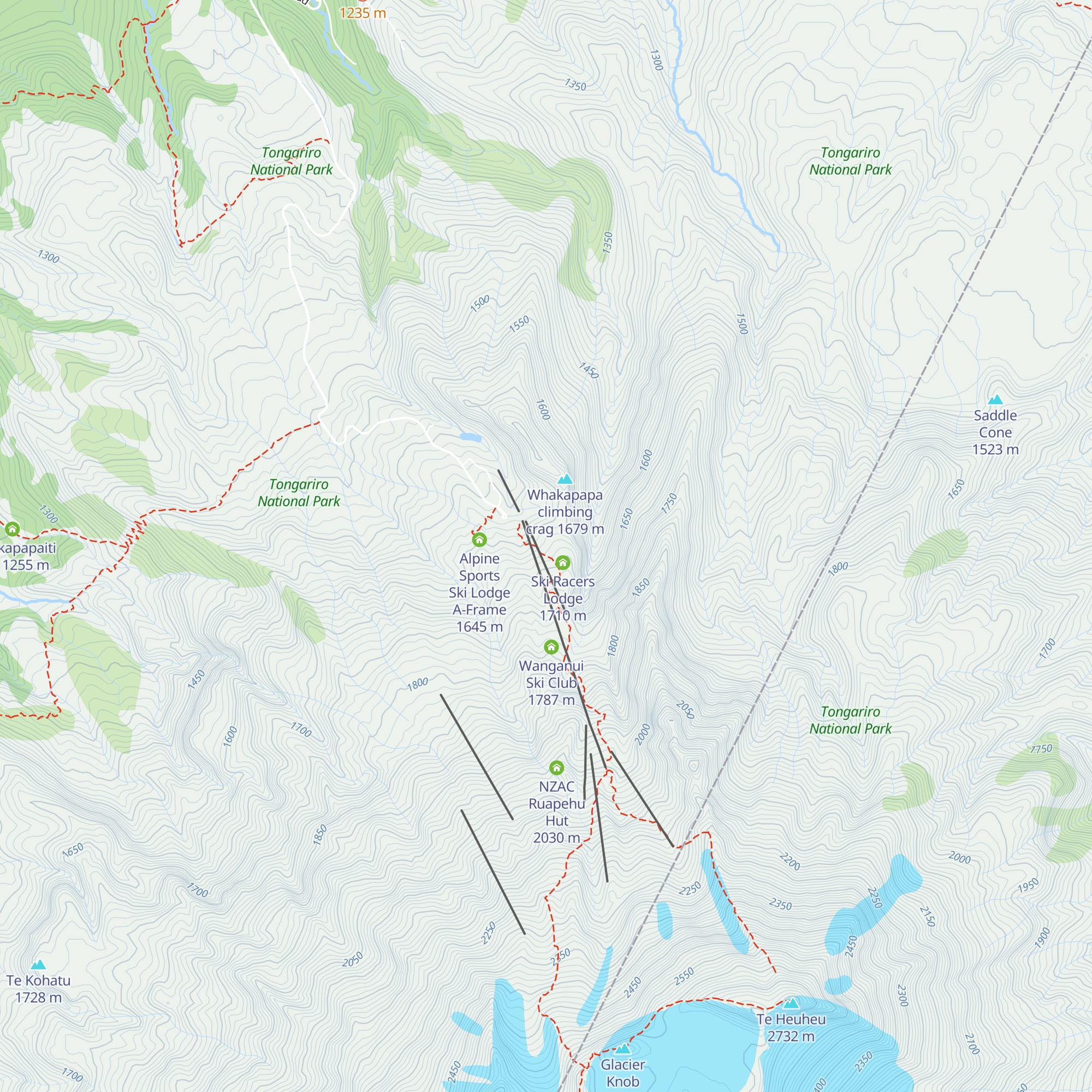 Victoria Hut map
