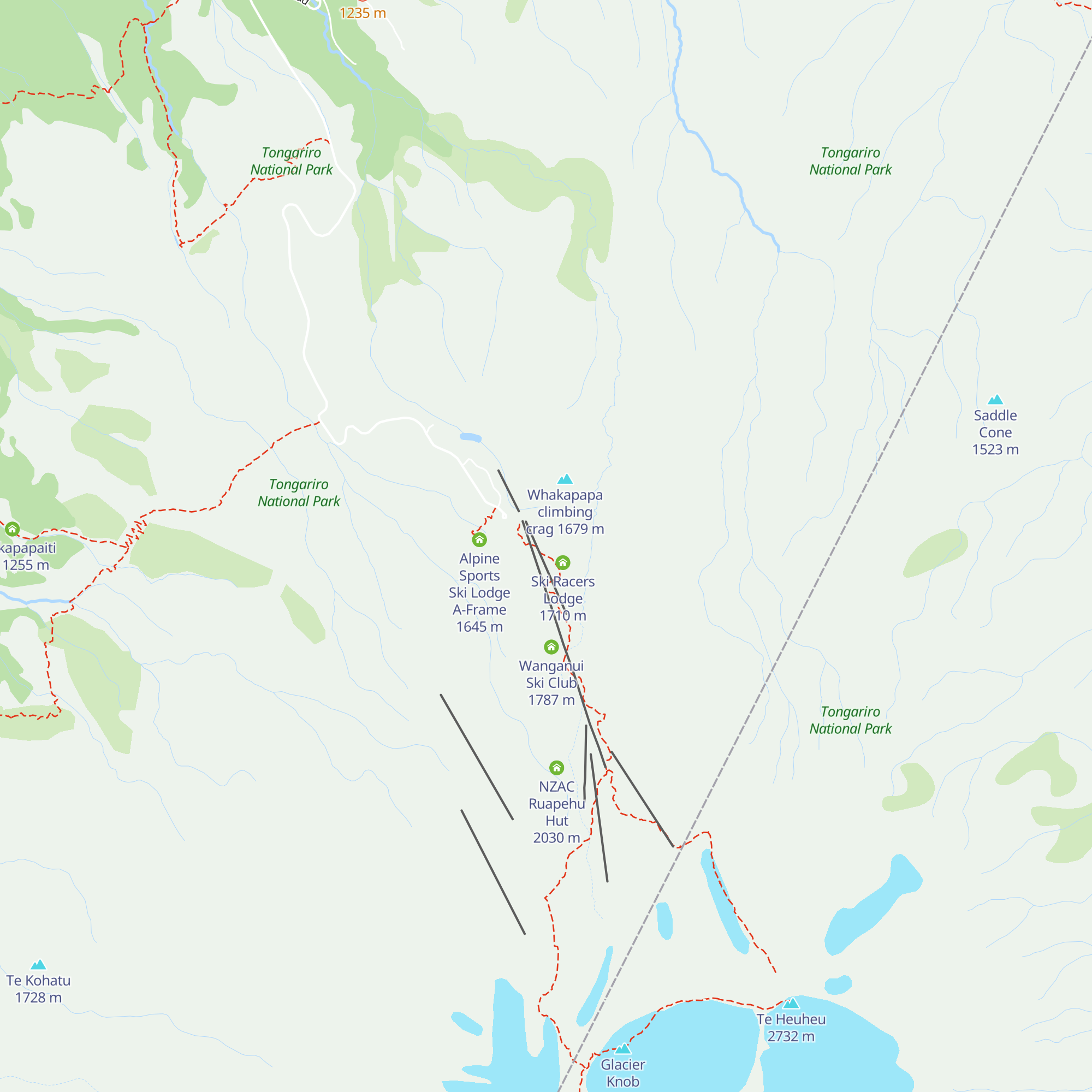 Victoria Hut map