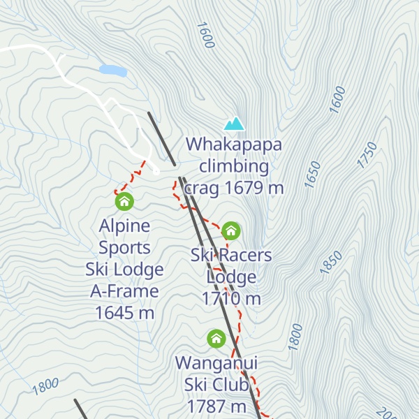 Map of Victoria Hut