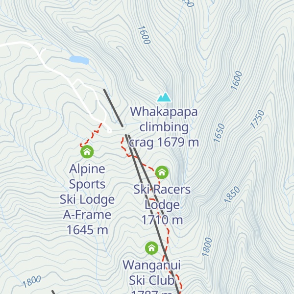 Map of Christiania Hut