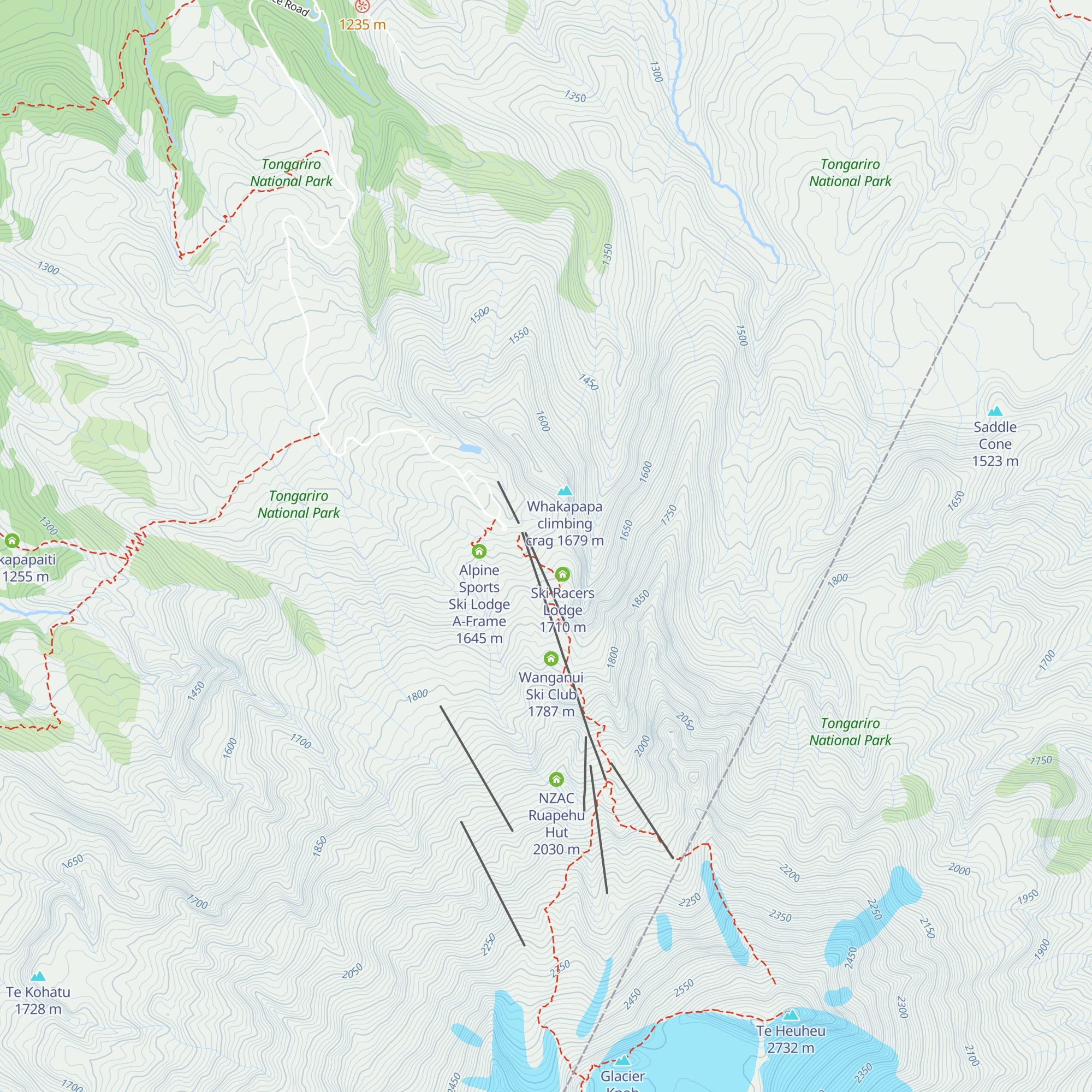 Christiania Hut map