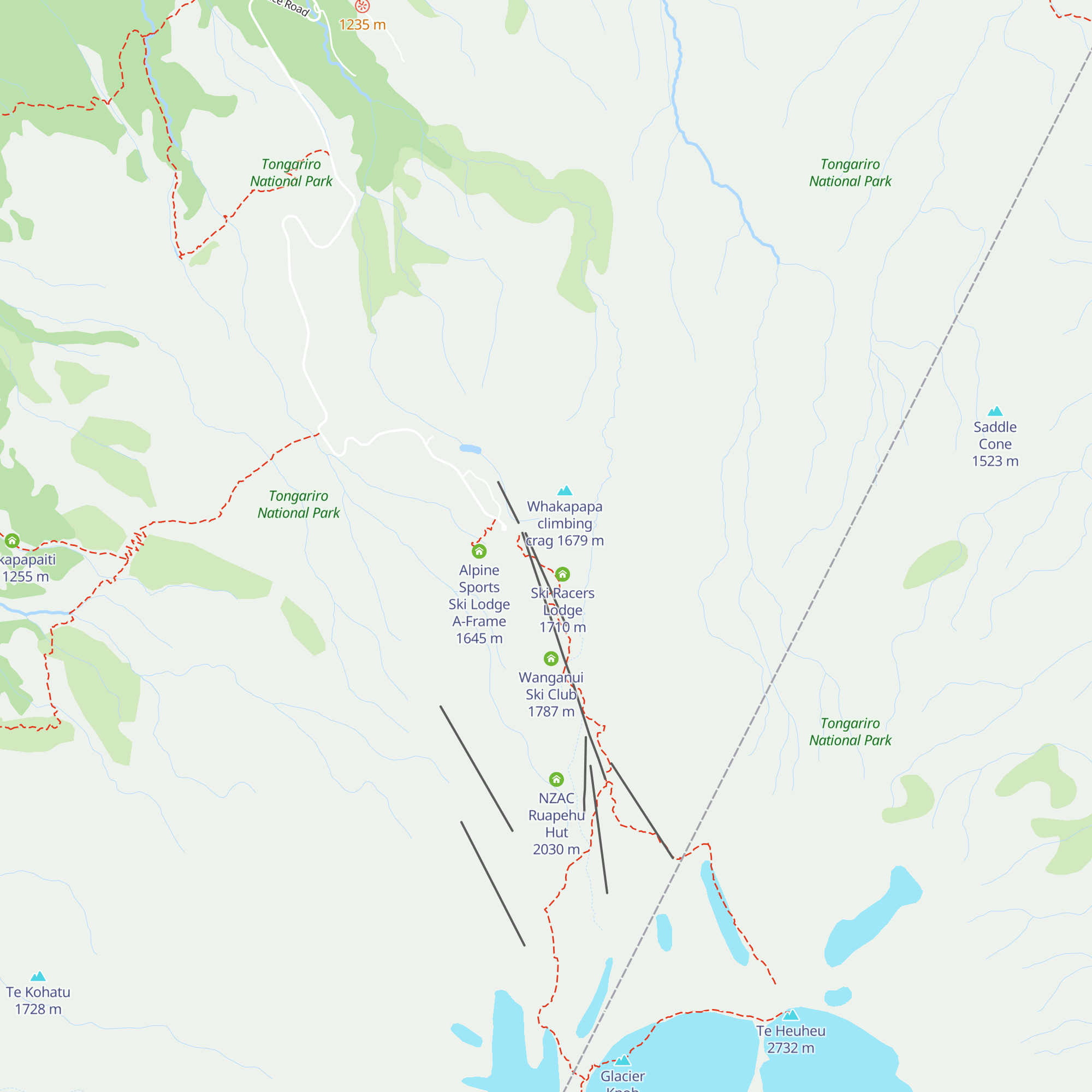 Christiania Hut map
