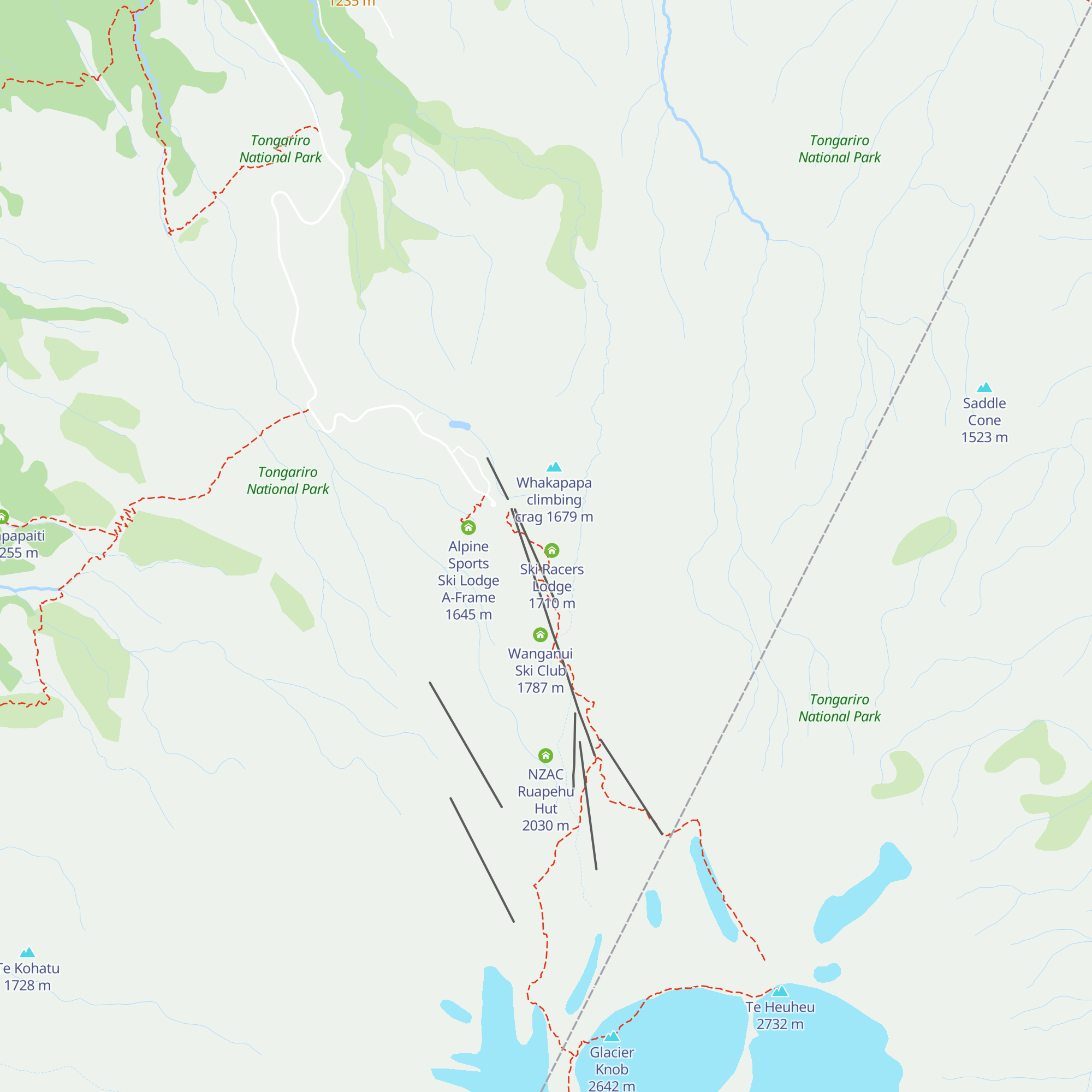 Iwikau Lodge map