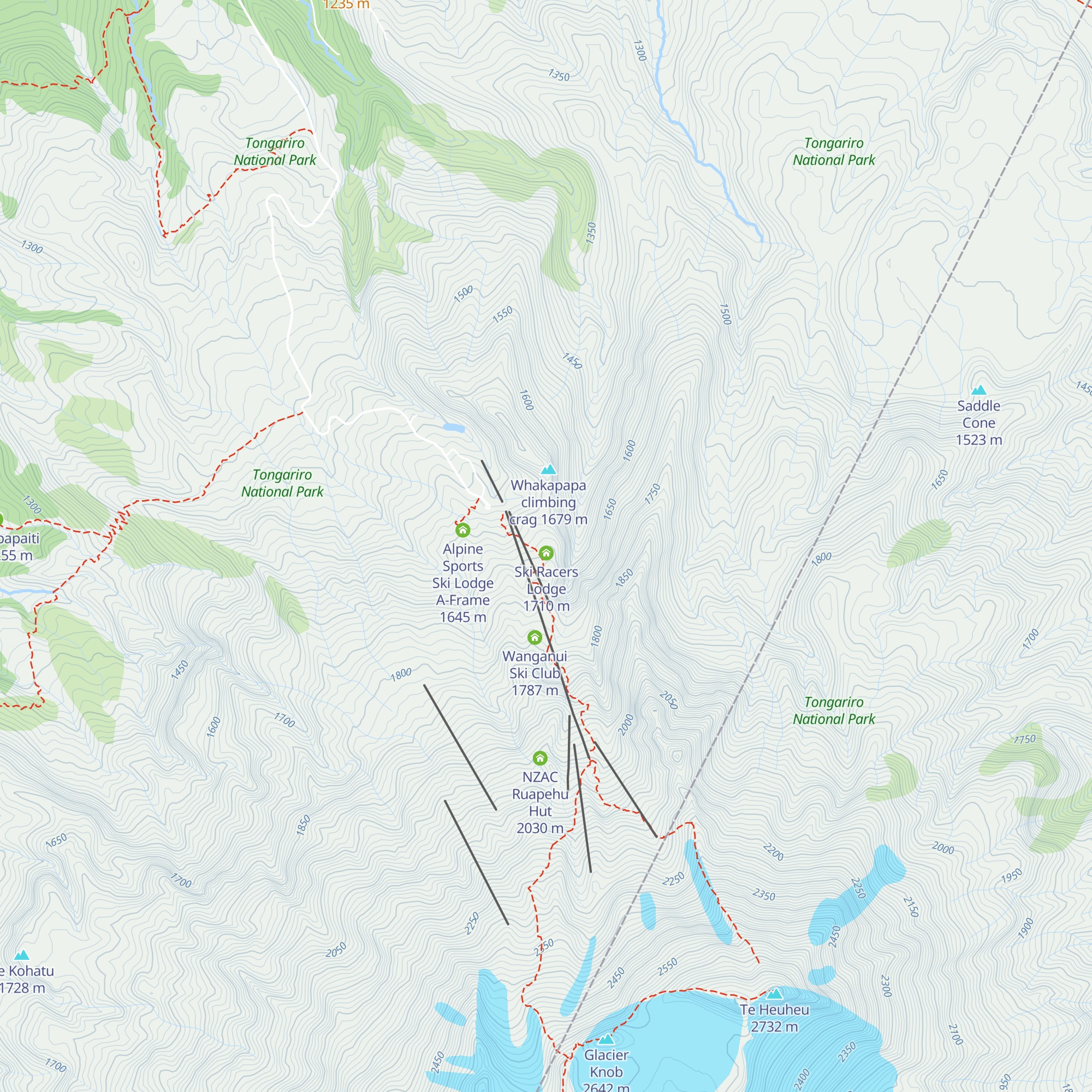 Otaihape Lodge map