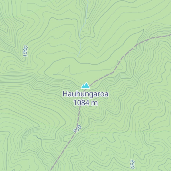Map of Hauhungaroa