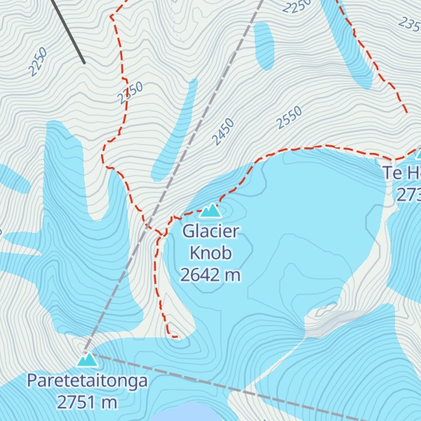 Map of Glacier Knob