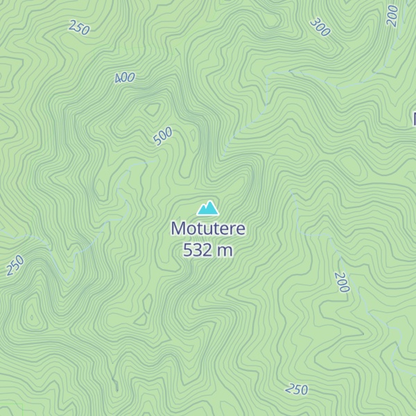 Map of Motutere