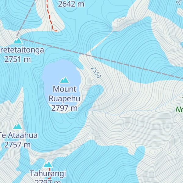 Map of Pyramid Peak