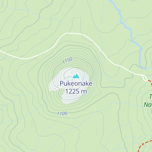 Map of Pukeonake