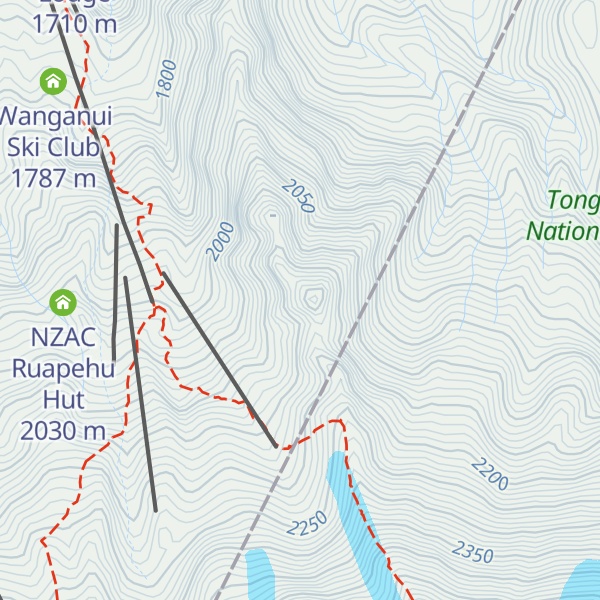 Map of Pinnacle Ridge