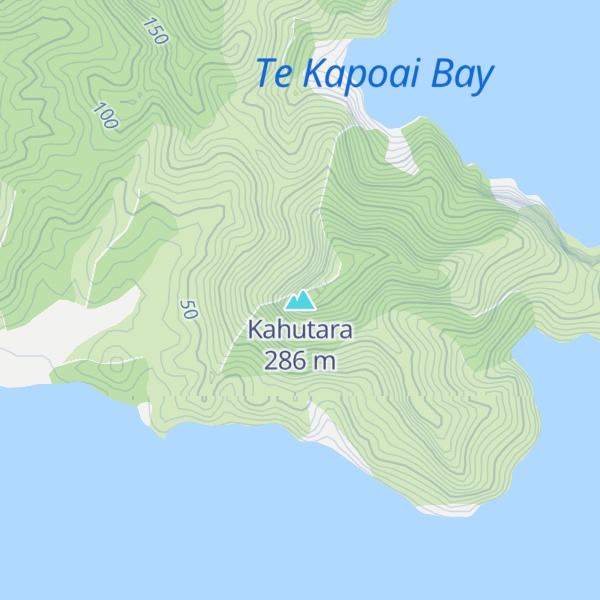 Map of Kahutara
