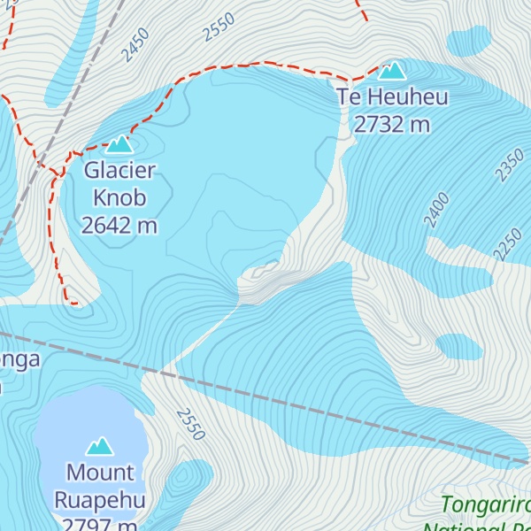 Map of Cathedral Rocks