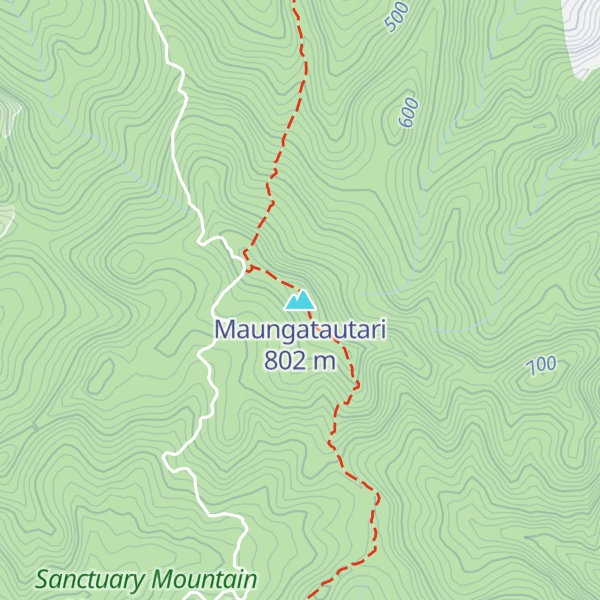 Map of Maungatautari