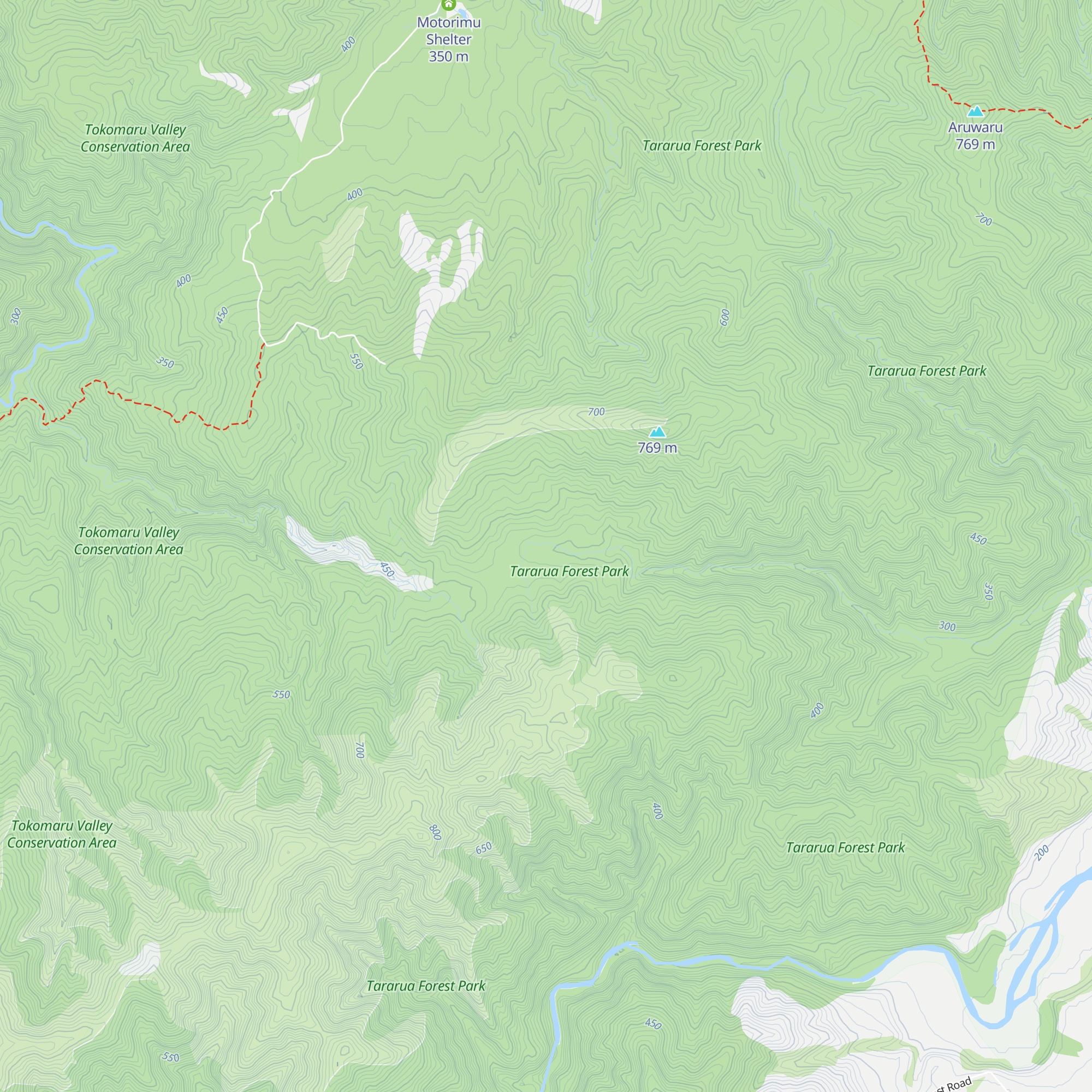 Punga Hut map