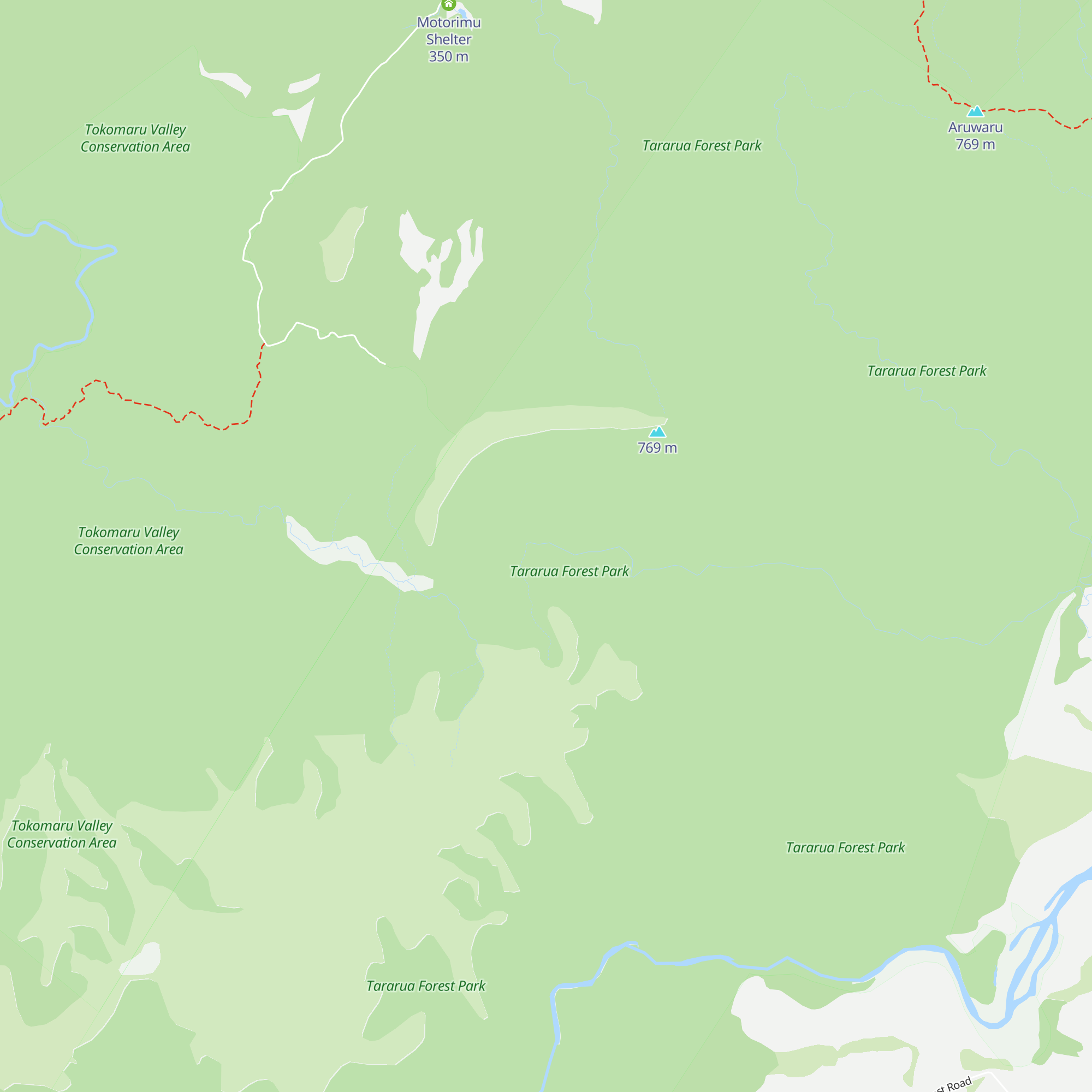 Punga Hut map