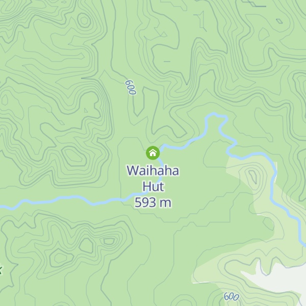 Map of Waihaha Hut