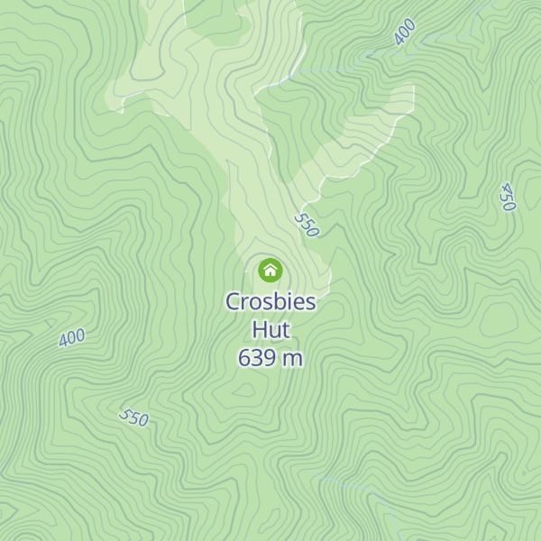 Map of Crosbies Hut