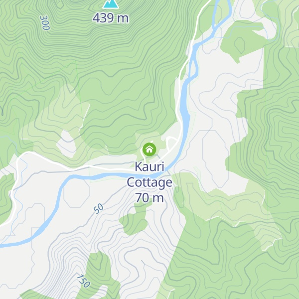 Map of Kauri Cottage