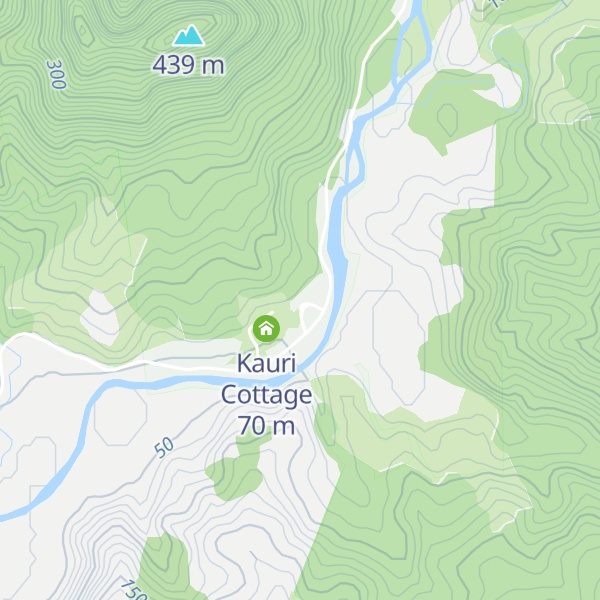 Map of Kauaeranga Visitor Centre