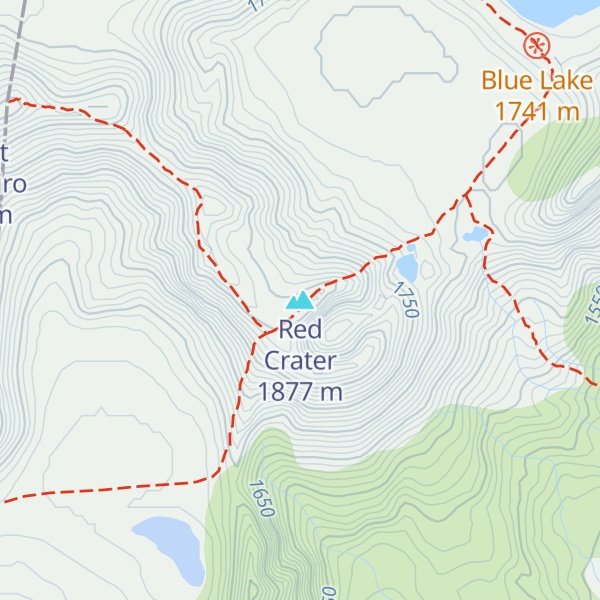 Map of Red Crater
