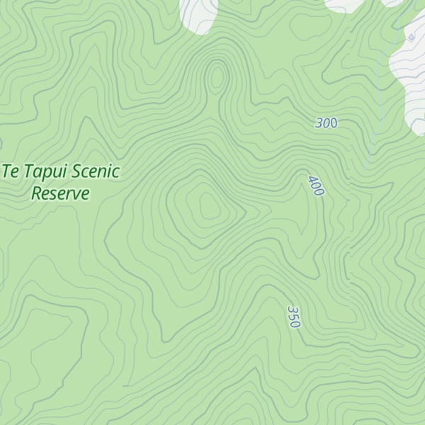 Map of Te Tapui
