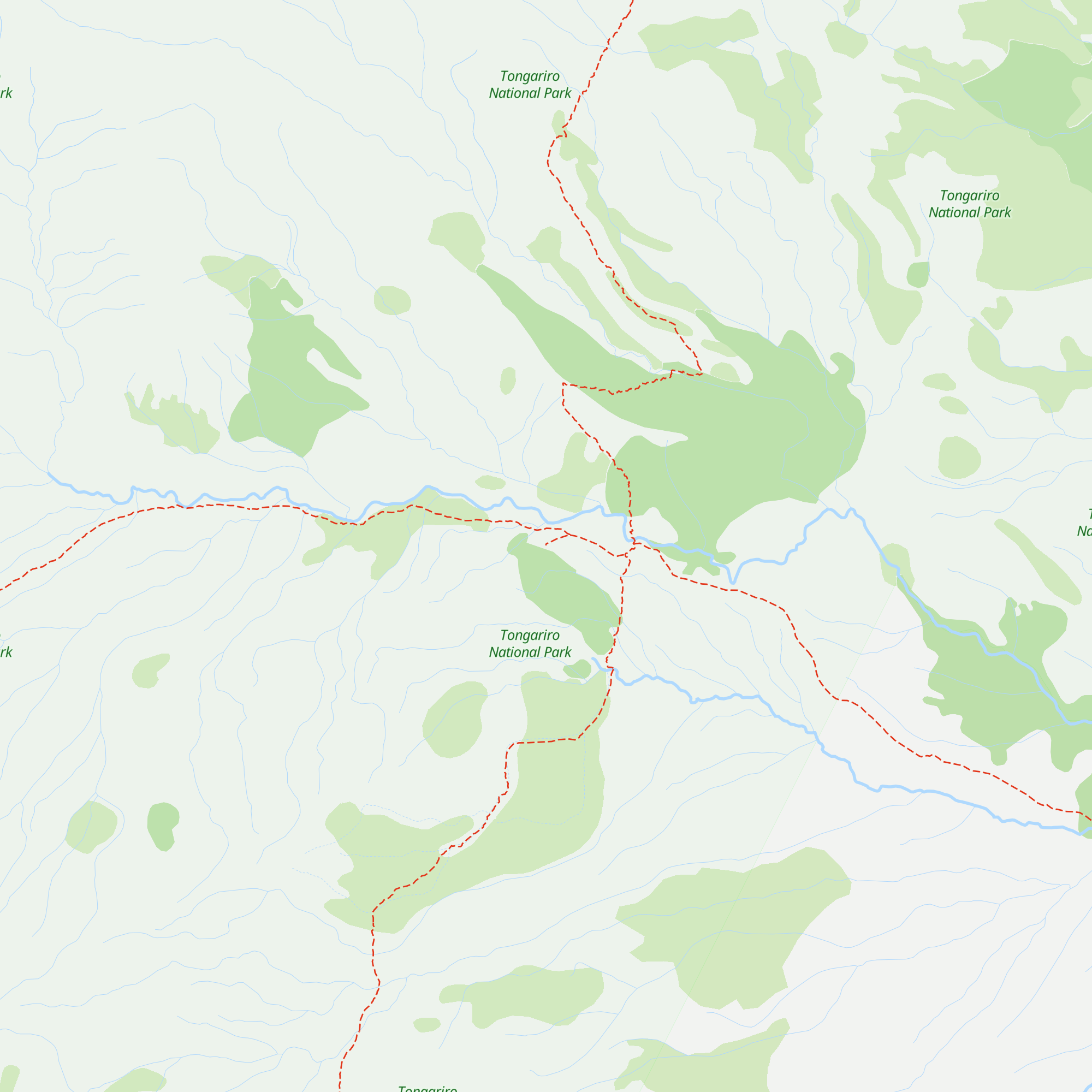 Old Waihohonu Hut map