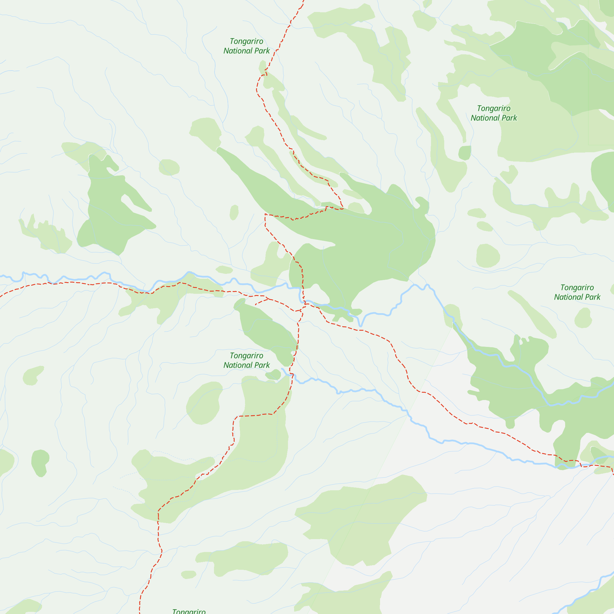 Waihohonu Hut map