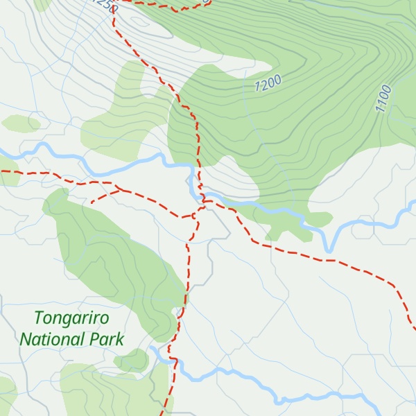 Map of Waihohonu Hut
