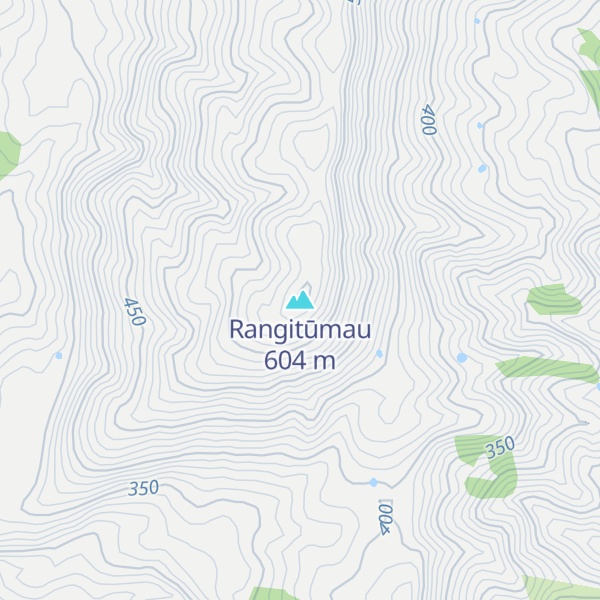 Map of Rangitūmau