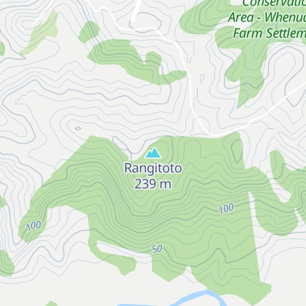 Map of Rangitoto