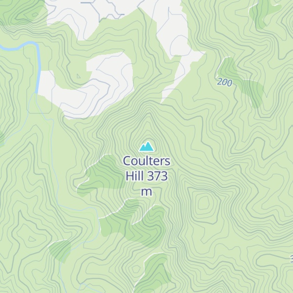 Map of Coulters Hill