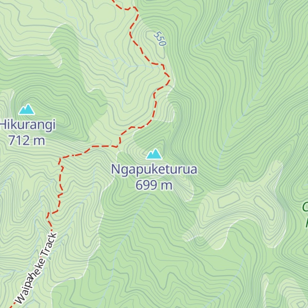 Map of Ngapuketurua