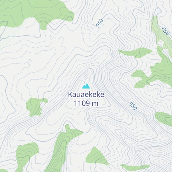 Map of Kauaekeke