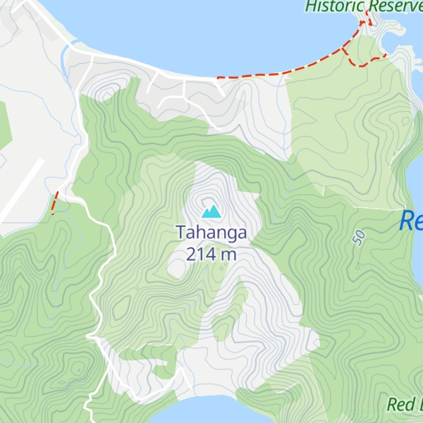 Map of Tahanga