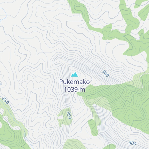 Map of Pukemako
