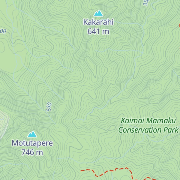 Map of Motutapere Hut