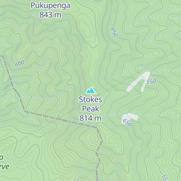 Map of Stokes Peak