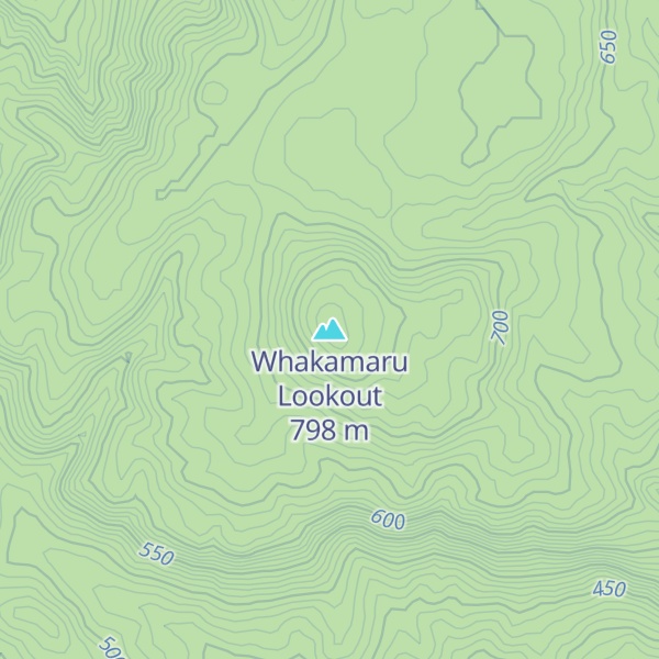 Map of Whakamaru Lookout